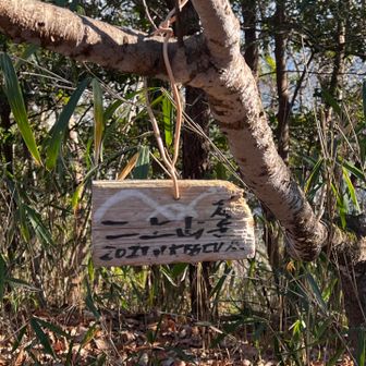 雄岳の山標を見て、そのまま雌岳へ向かいます⛰️