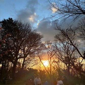 山頂にもたくさんの人がいました。