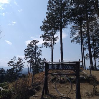 小さなアップダウンを繰り返し柏木山到着しました