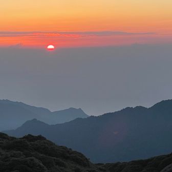 日の出です！
最高！