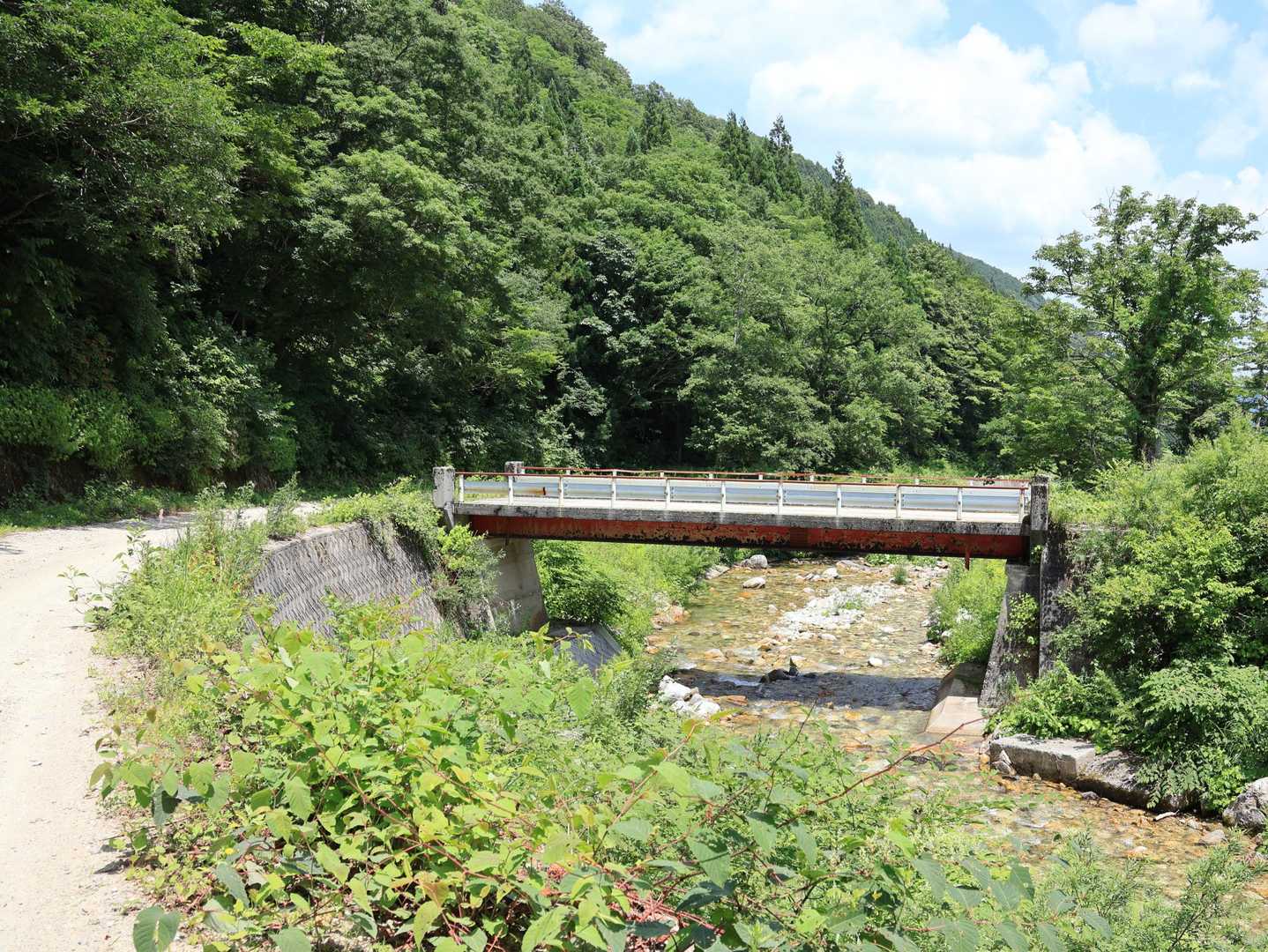 林道は百瀬川沿いを行く
ずっとずっと行く
ずっとずっとずっと行く😭