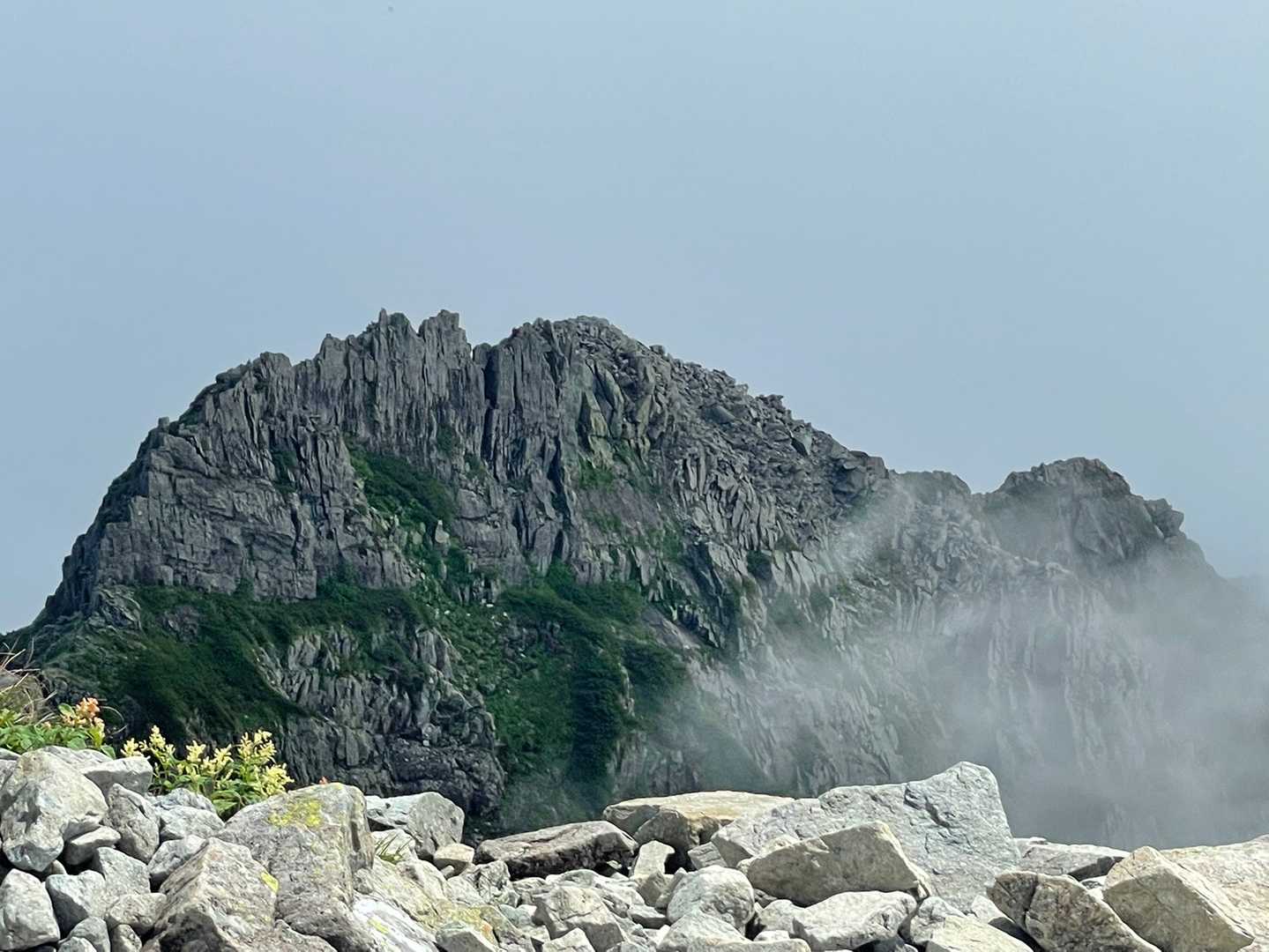北穂高岳 往復コースの写真