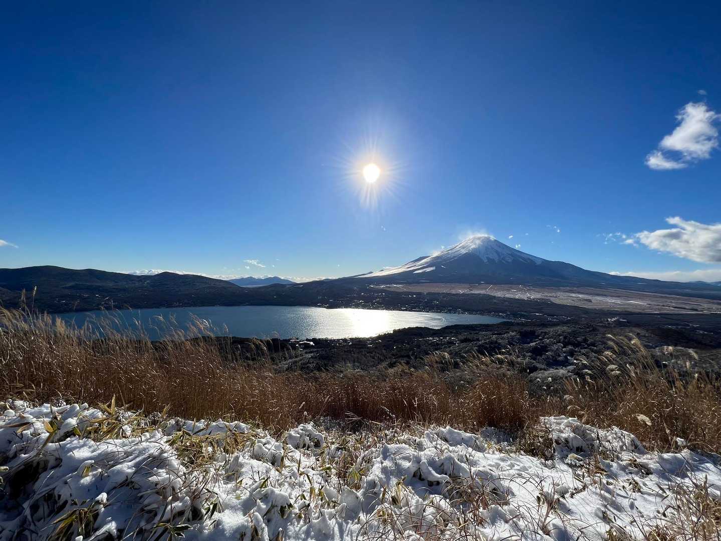 太陽が下がって来た
