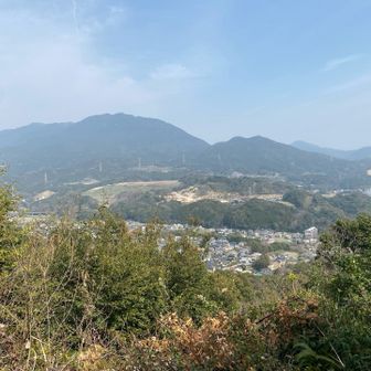 宝満山が目の前に。