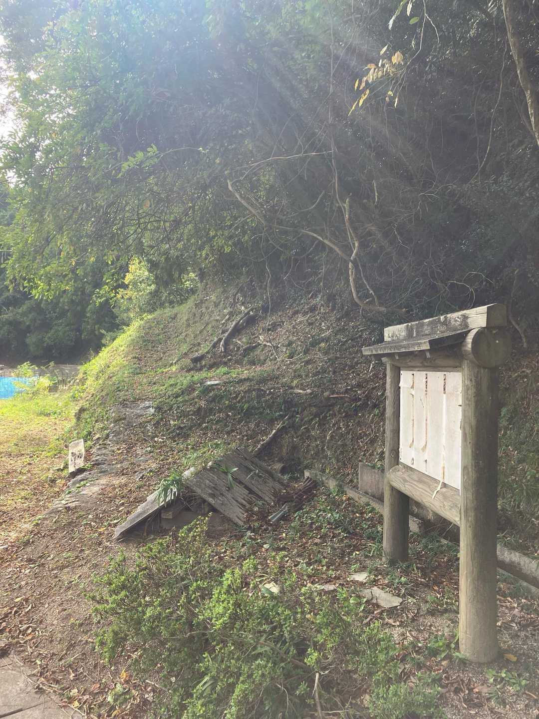 登山口⛰️到着ロードで駐車場🅿️へ