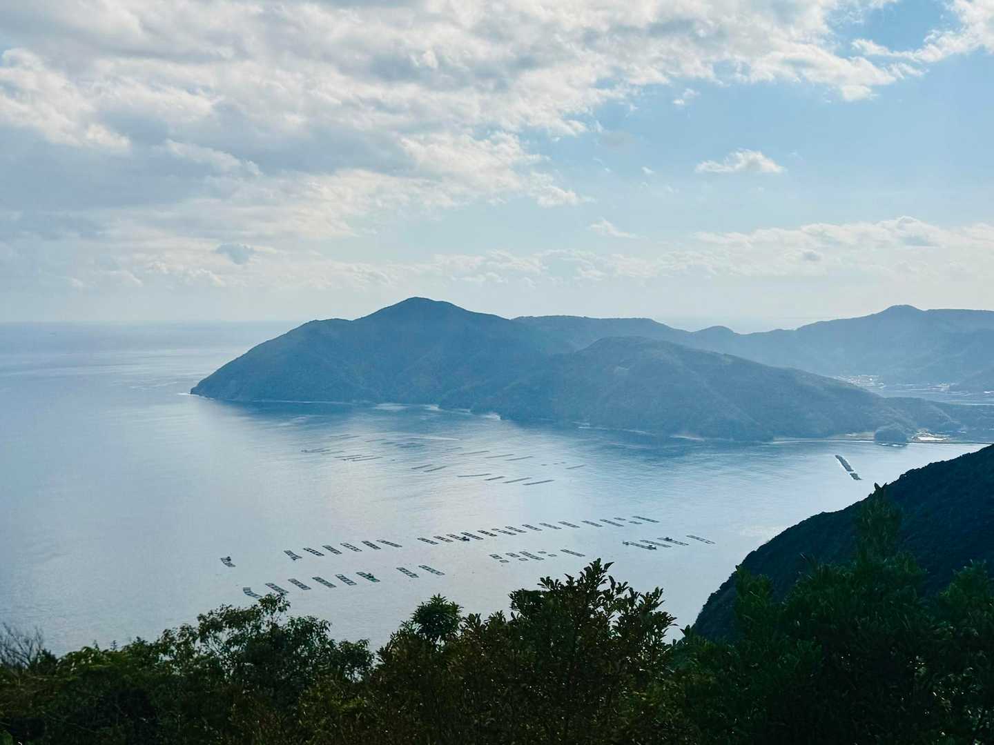 石鎚山に戻ってきた、海は何の養殖だろうか？