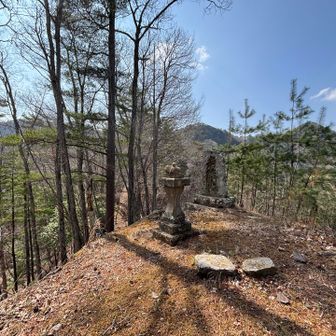 今日、歩いた稜線がよく見えます♬
岩殿山〜三社権現〜飯綱岳