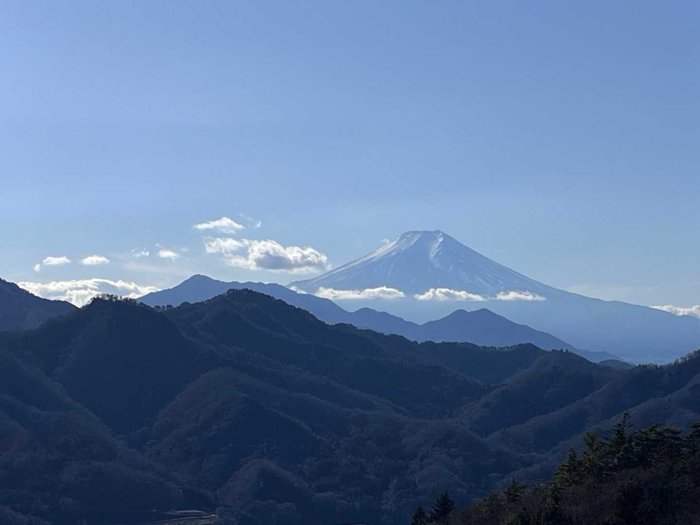 和田美術館の特等席からの富士山⛰️