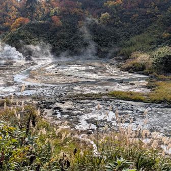 後生掛温泉にもどってきました。