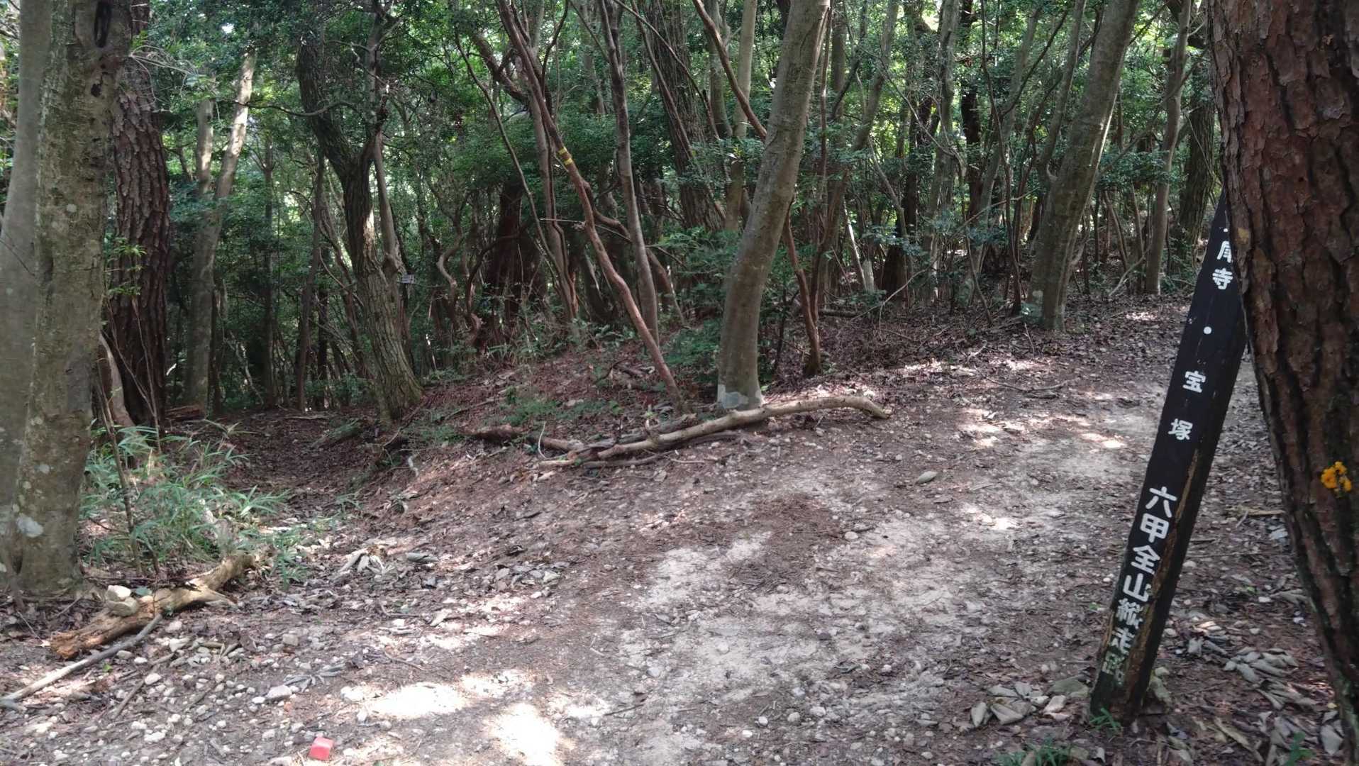 生瀬駅-岩倉山-宝塚駅 縦走コースの写真