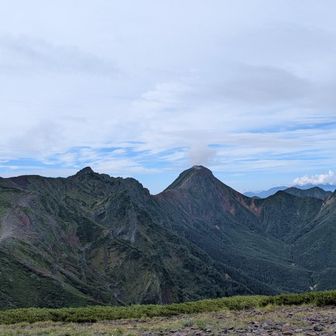 横岳…赤岳…阿弥陀岳　大迫力