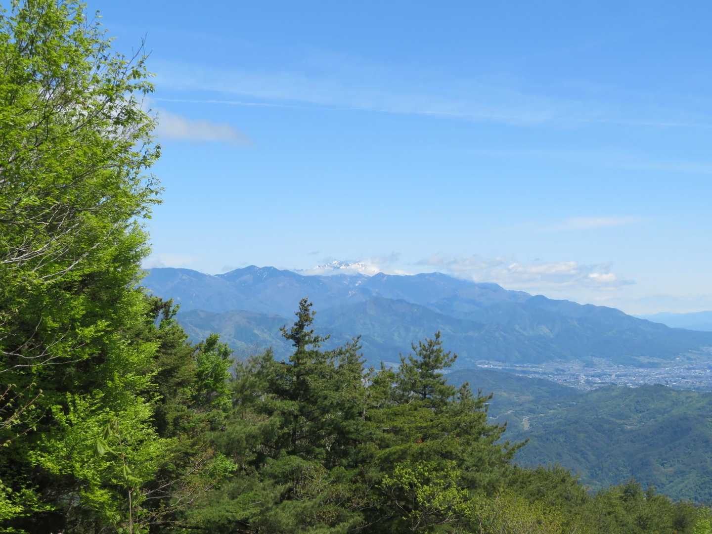 さっきまで雲隠れしていた中ア