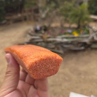 無印の桜バーム🌸美味しい😋
最近登山を始めたというご夫婦の方が登って来られておしゃべりしました😁