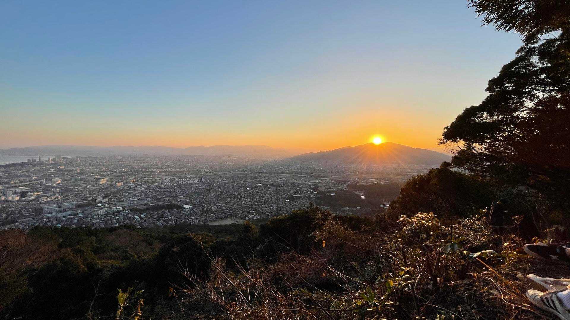 叶岳 往復 | 福岡市街地からサクッと行ける。低山ながら良い景色。の写真