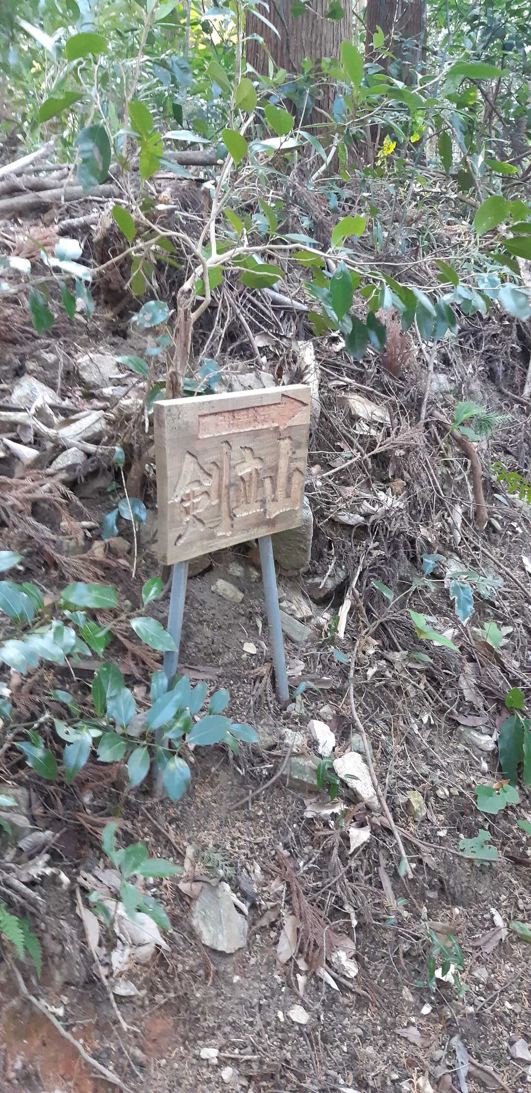 剣立山 往復コースの写真