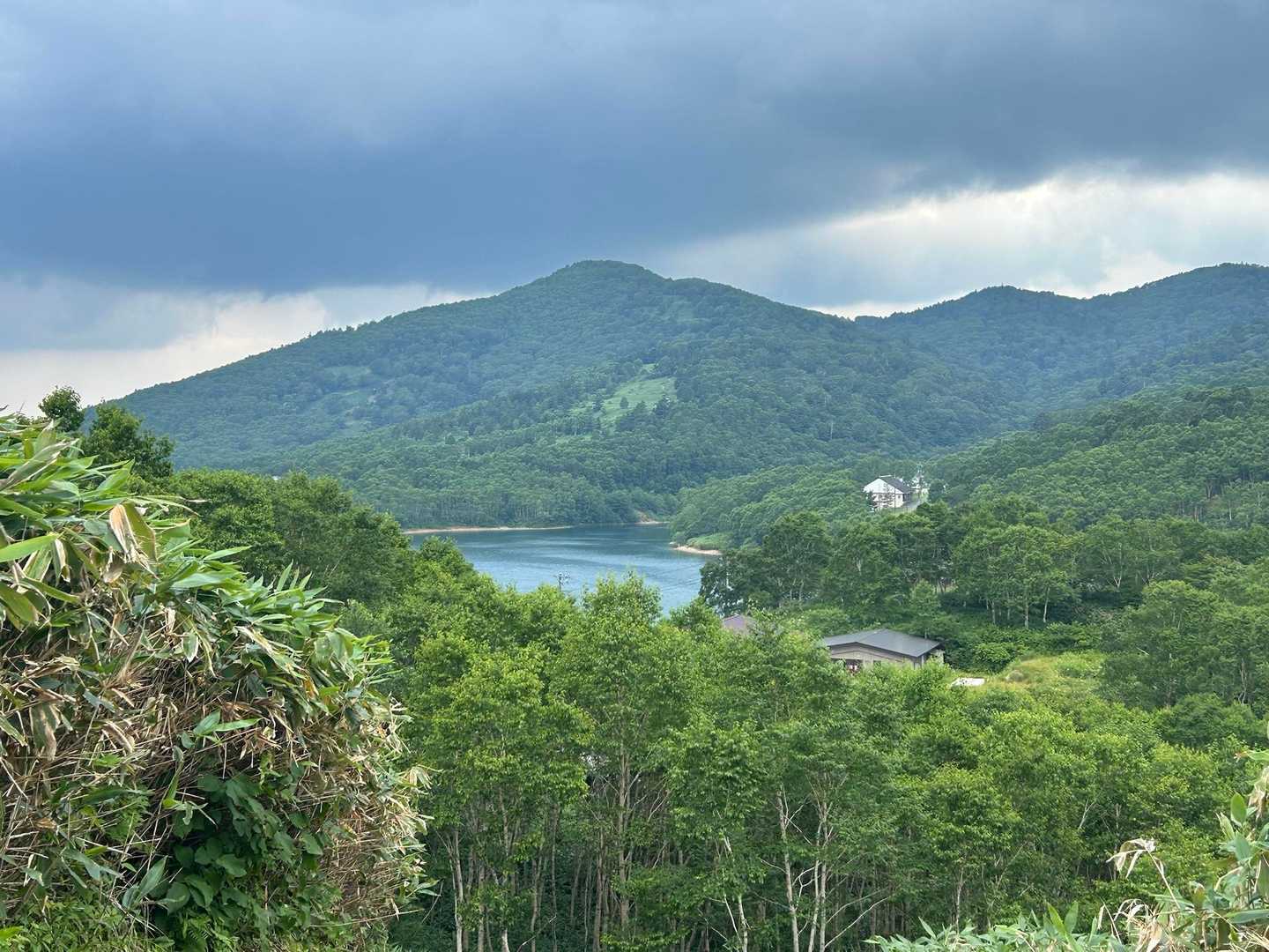 チラリ野反湖