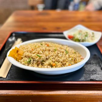 からの
ガーリックチャーハン
美味しかったです🙏