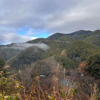 試峠から駐車場へ戻ります