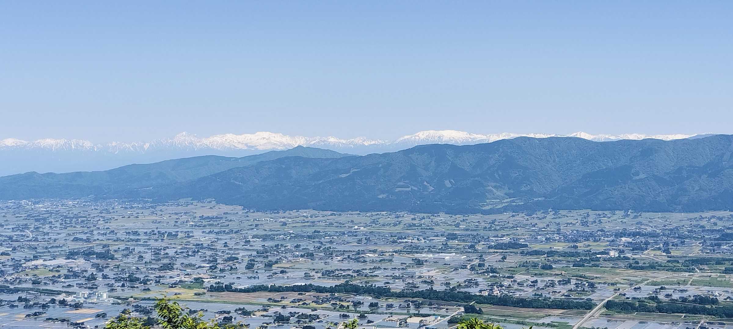 国見ヒュッテからの景色
