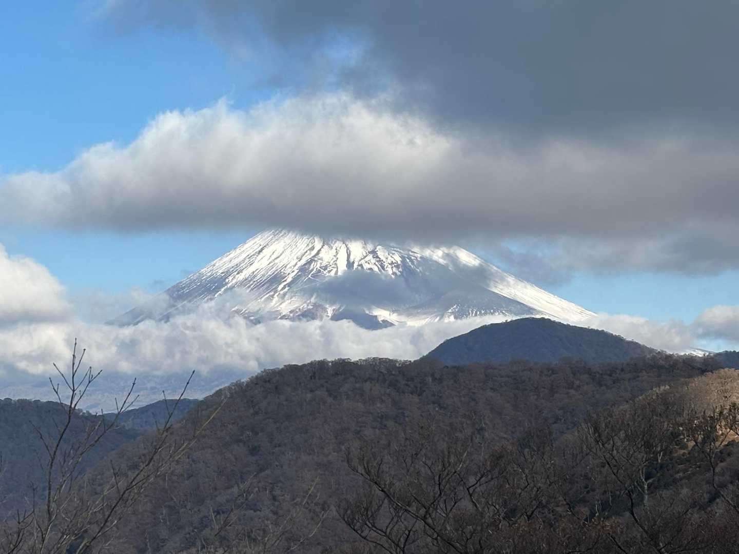 富士山は頭が見えないのはつまらんなぁ