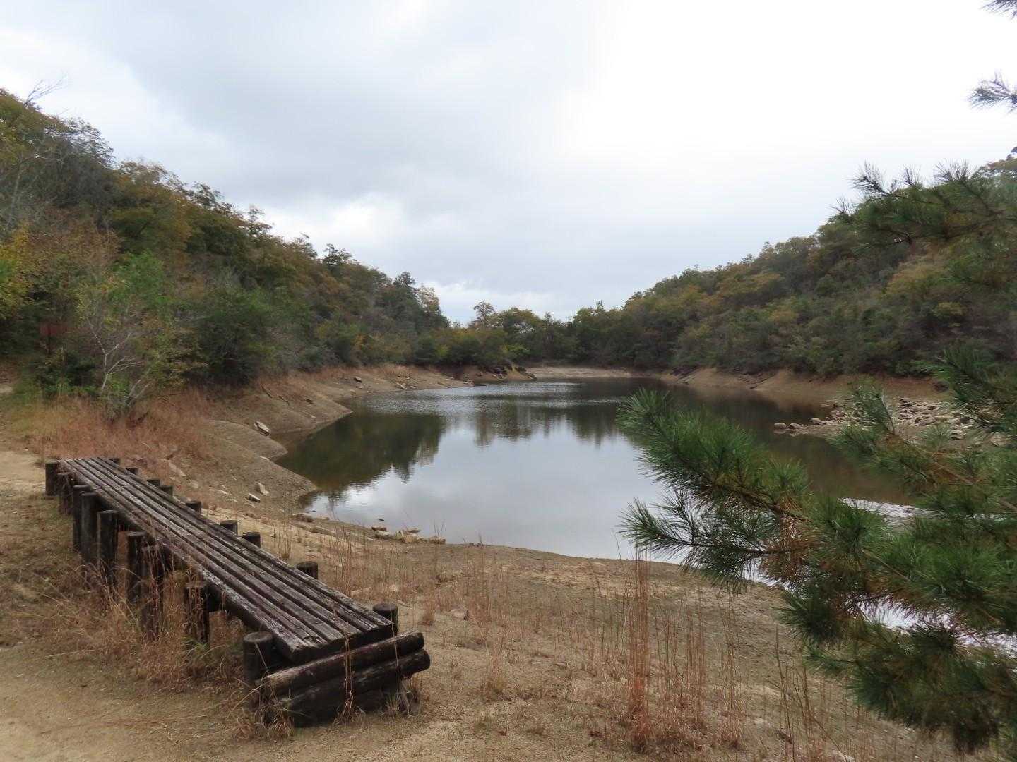 鏡山 往復コースの写真