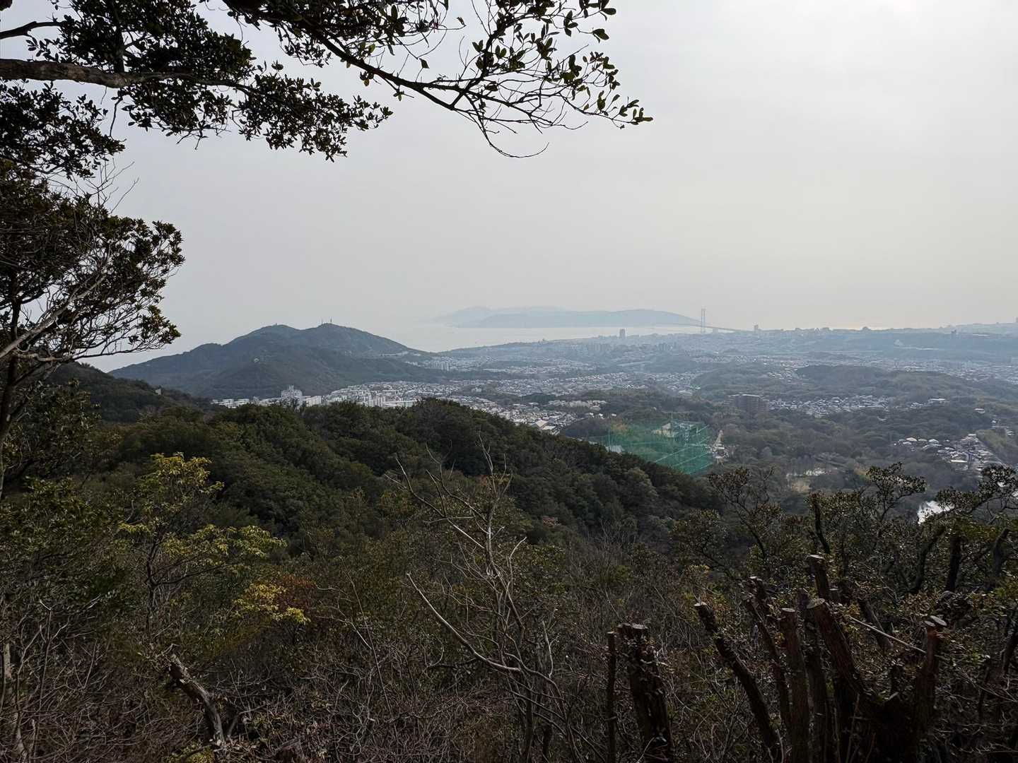 須磨浦公園駅-須磨浦公園駅-須磨浦公園駅前バス停-旗振山- 縦走コースの写真