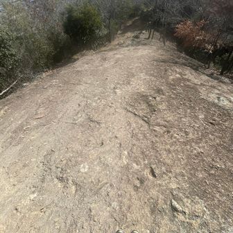 大きな岩を下る🪨