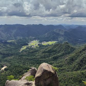 朝日岳から撮る。