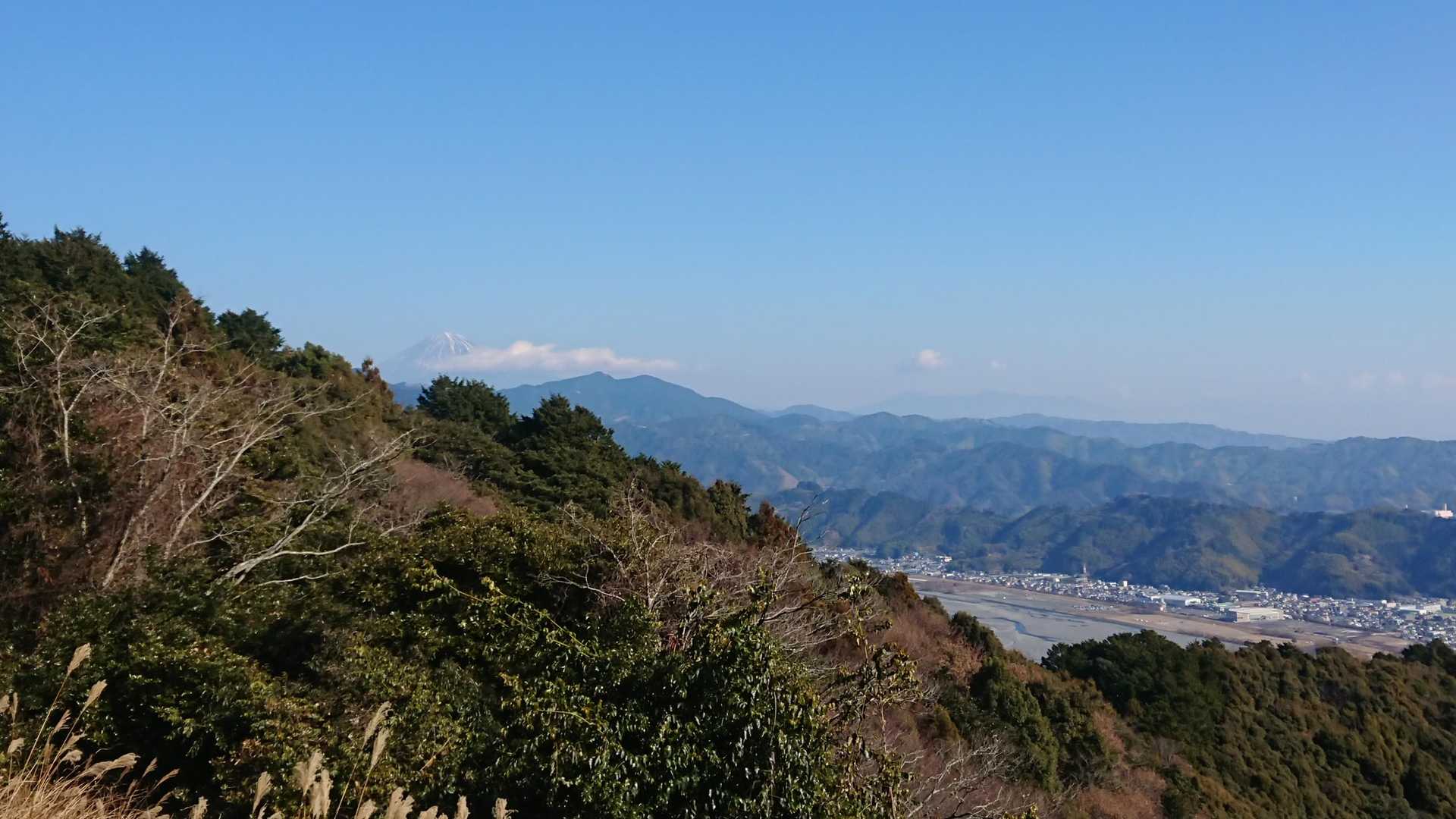 安倍城址 往復コースの写真