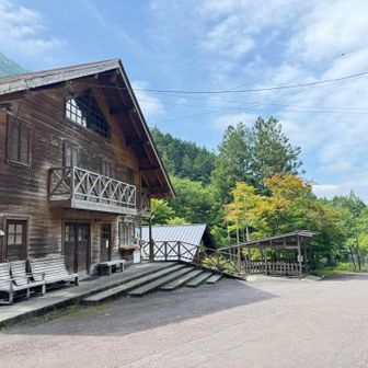キャンプ場管理棟に到着、無事ゲッザーン