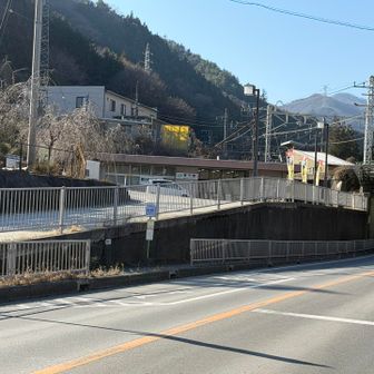 笹子駅に帰着❗️
舗装路、長かった。

少し先まで足を伸ばして、、、