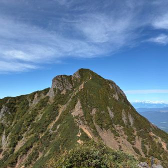 中岳からの阿弥陀岳