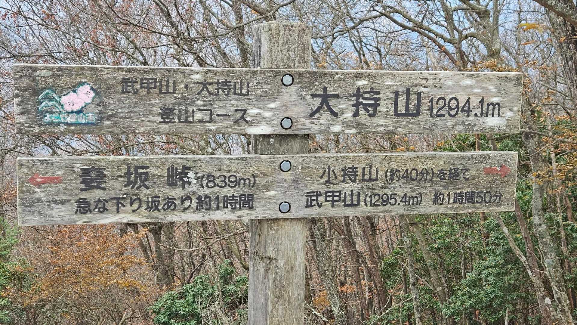 大持山山頂