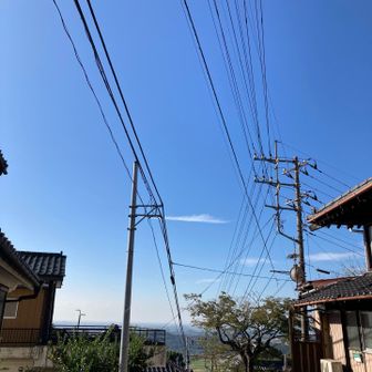 Uターン地点から見えた景色

疲れて足元があやしくなった帰りは階段のない西山ルートを選択