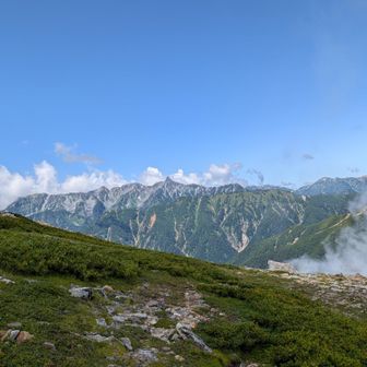 一応撮っておこうって、槍ヶ岳⛰️
やっぱり、興味が湧かないアルプス⛰️
