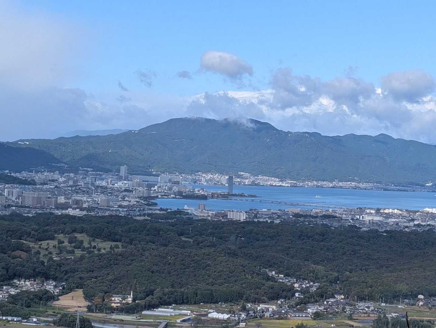 堂山〜見た琵琶湖と比叡山