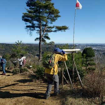 こんな感じで竹筒から山やスカイツリーを眺めます🎶
楽しい🎶