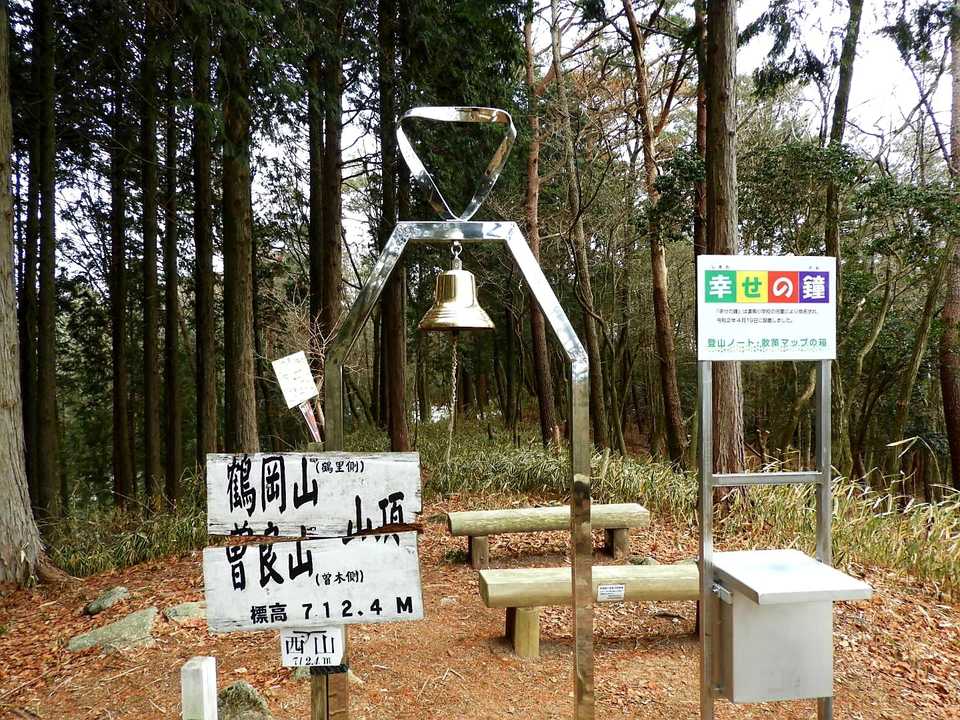 山頂に🔔がありました😃
幸せの鐘かぁ😁
凄く大きな音カァ～ン🎵カァ～ン🎵
誰も居ないので、メチャクチャ鳴らしてみました😁
しあわせ～😆