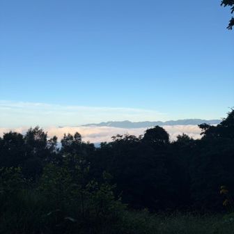 やっと景色見えた