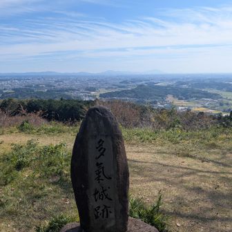 多気山で町並みを見ながら昼食