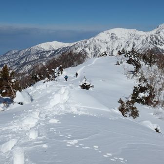 あれ、誰か来る…
こんな山を他に選択する人がいるなんて😳