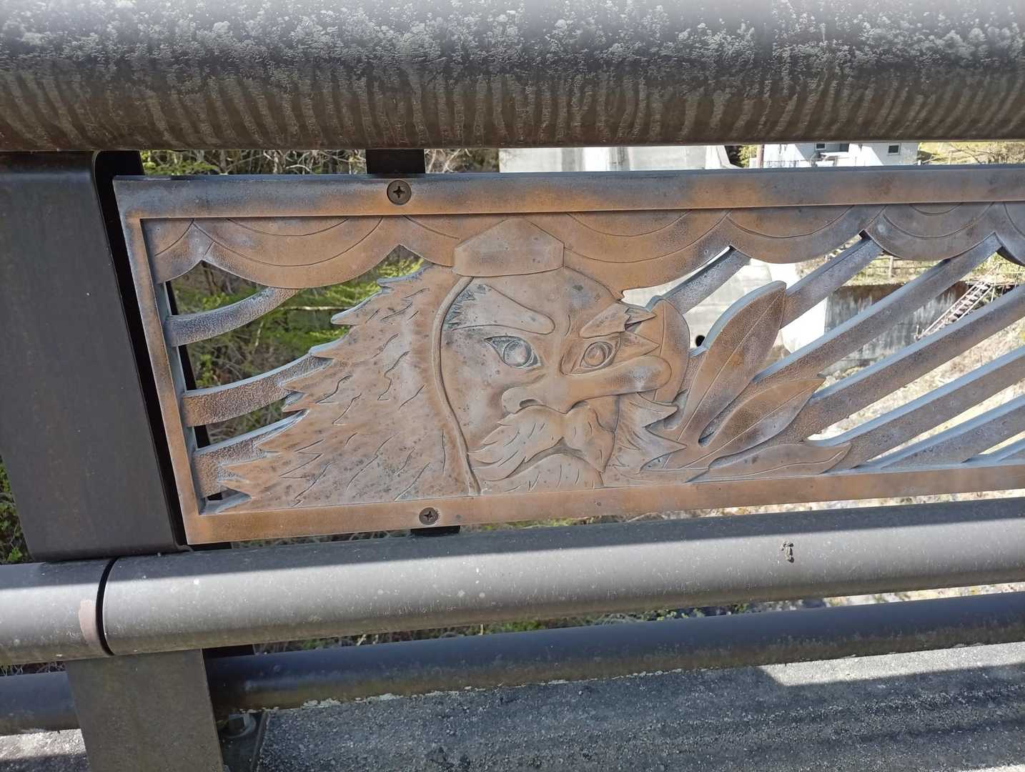 橋の高欄。素敵なデザイン✨️