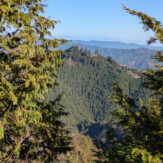 御岳山に手が届きそう