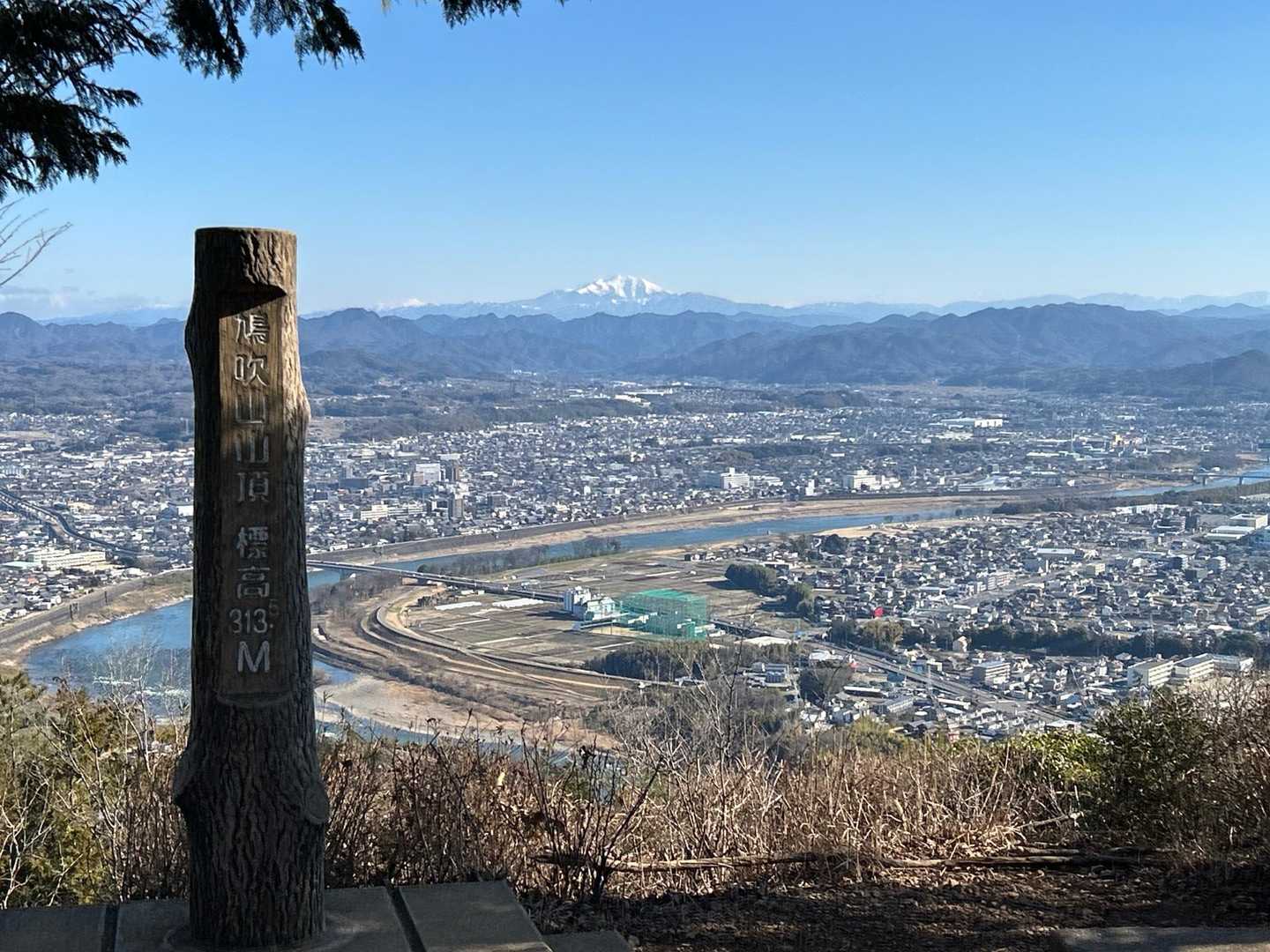 御嶽山も綺麗に見える