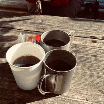 三ちゃん😊いれたてコーヒー美味しかったよ