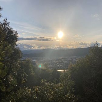 最後はみんなで双ヶ丘山頂へ