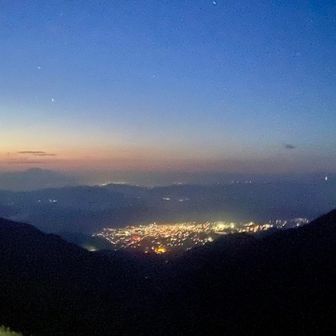 夜景と星🌟