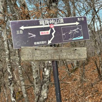 鍵掛峠です。
晴れそうなので、王岳へ向かいます。
まだ12時前だし、、、。