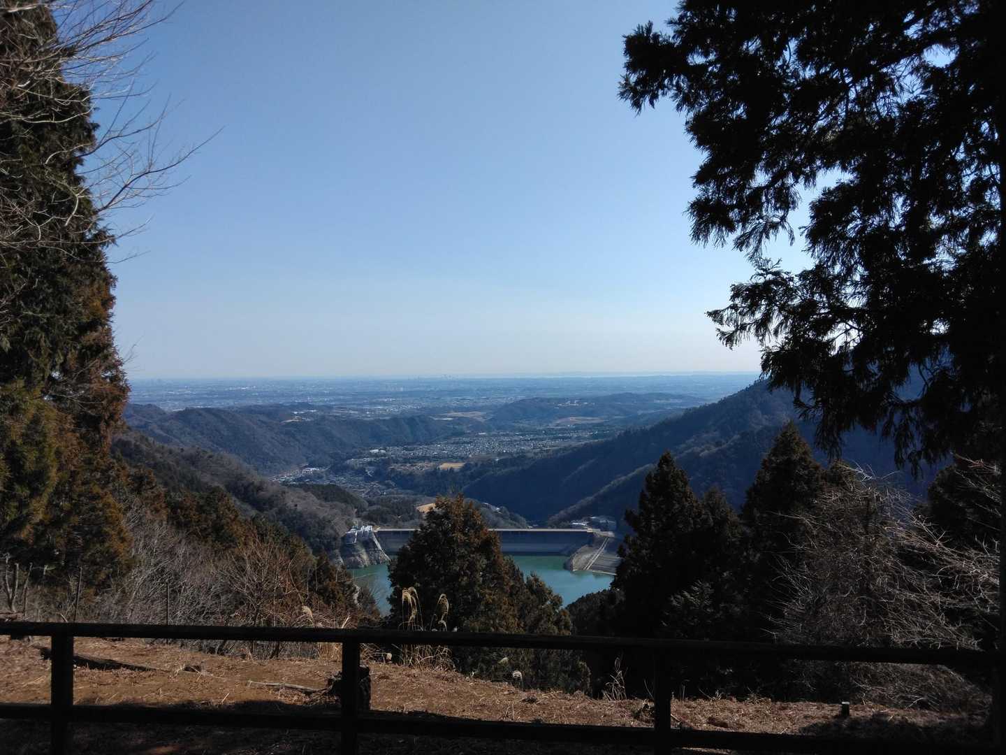 鳥居原ふれあいの館バス停-権現平-南山 往復コースの写真