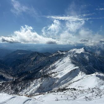 山頂からの眺望。